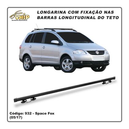 Imagem de Rack de Teto Barra Transversal Bagageiro Carro Universal 932