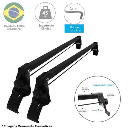 Imagem de Rack De Teto Vhip Renault Kwid 17 A 2020 E 1 Elastico Corda