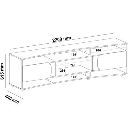 Imagem de Rack Elegance para Tv de até 86 polegadas - Artely