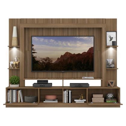 Imagem de Rack Estante TV 65" com Leds Berlim Multimóveis Madeirado