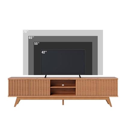 Rack Fortaleza Freijó 218 cm - Mobly Imagem de Rack Fortaleza Freijó 218 cm