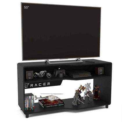 Rack Gamer XT Racer Max Air Preto e Branco 120 cm - Politorno Imagem de Rack Gamer XT Racer Max Air Preto e Branco 120 cm