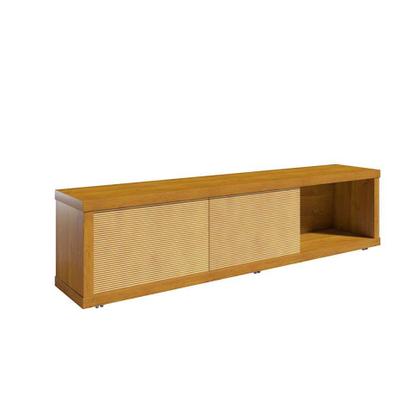 Rack Gold Imbuia 220 cm - Mobly Imagem de Rack Gold Imbuia 220 cm