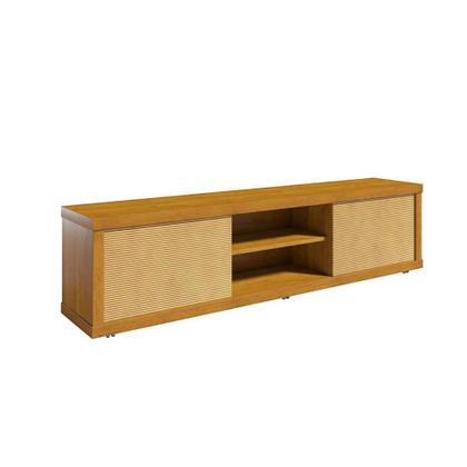 Rack Gold Imbuia 220 cm - Mobly Imagem de Rack Gold Imbuia 220 cm