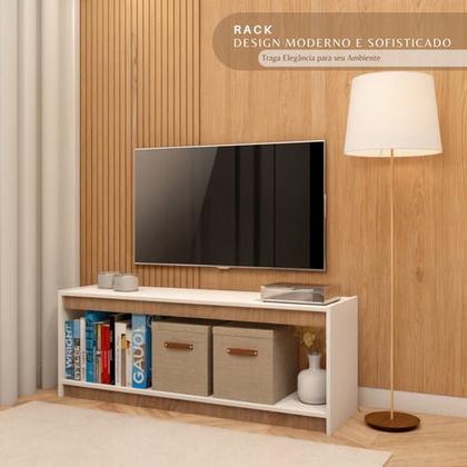 Imagem de Rack Industrial Para Tv Ate 50 Polegadas Branco