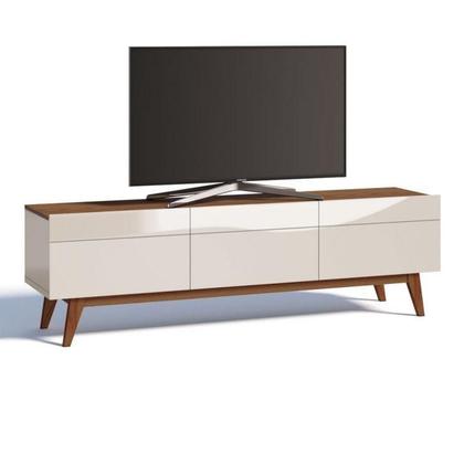 Imagem de Rack Iorque 3 GV Off White com Freijó Touch 180 cm