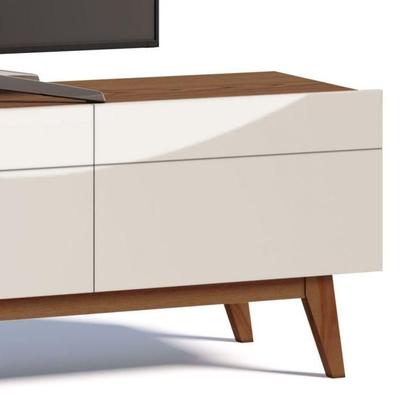 Imagem de Rack Iorque 3 GV Off White com Freijó Touch 180 cm