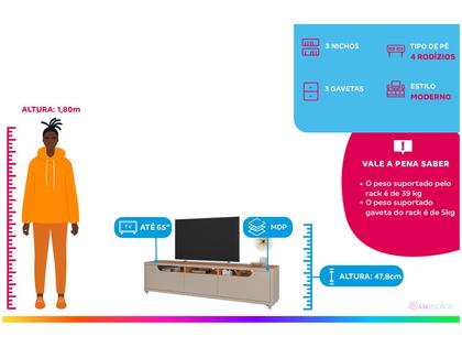 Imagem de Rack Jersey para TV 75 Polegadas