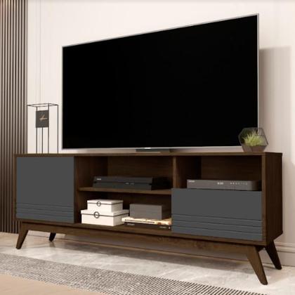 Imagem de Rack kairo wood cedro/cinza