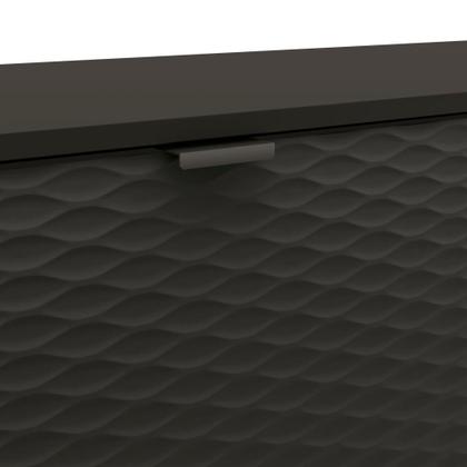 Imagem de Rack Kappesberg 3 Portas 3D Preto Fosco 180cm