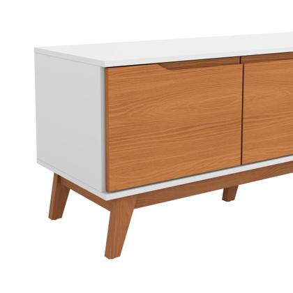 Imagem de Rack Kappesberg 3 Portas Branco/Canela 180cm