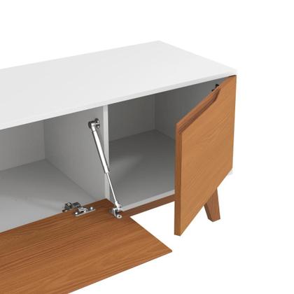 Imagem de Rack Kappesberg 3 Portas Branco/Canela 180cm