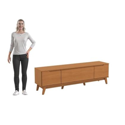 Imagem de Rack Kappesberg 3 Portas Canela 180cm