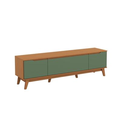 Imagem de Rack Kappesberg 3 Portas Canela/Verde Oliva 180cm