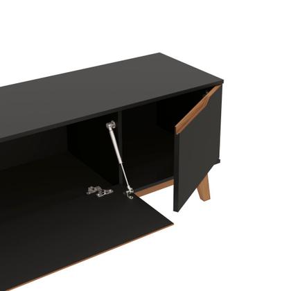 Imagem de Rack Kappesberg 3 Portas Preto Fosco 218cm