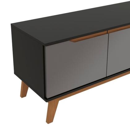 Imagem de Rack Kappesberg 3 Portas Preto Fosco/chumbo 218 Cm