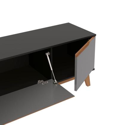Imagem de Rack Kappesberg 3 Portas Preto Fosco/chumbo 218 Cm