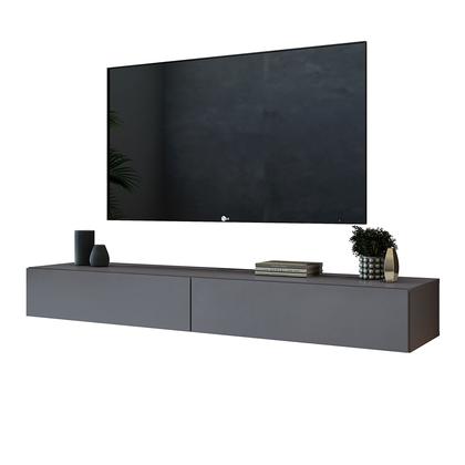 Imagem de Rack Linha Eros Para Tv Modelo Suspenso Na Parede Em MDP/MDF Robusto