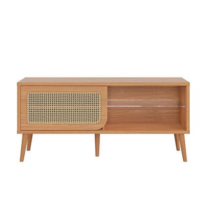 Rack Loren 1 PT Freijo 135 cm - Dalla Costa Imagem de Rack Loren 1 PT Freijo 135 cm