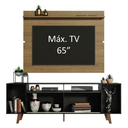 Imagem de Rack Madesa Cancun com Pés e Painel para Até 65 Polegadas