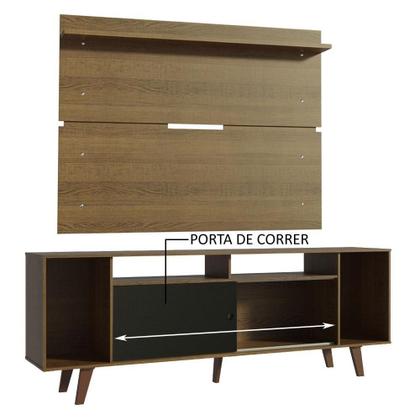 Imagem de Rack Madesa Cancun com Pés e Painel para Até 65 Polegadas