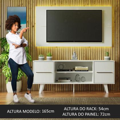 Imagem de Rack Madesa Copenhagen e Painel para TV até 55 Polegadas