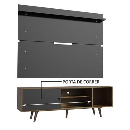 Imagem de Rack Madesa Dubai e Painel para até 65 Polegadas com Pés