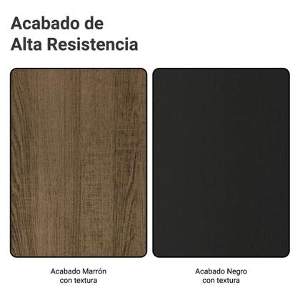Imagem de Rack Madesa Dubai para TV até 65 Polegadas com Pés - Rustic/Preto/Rustic