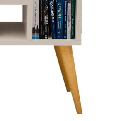 Imagem de Rack Miami 4 Nichos Aparador Buffet Organizador Off White