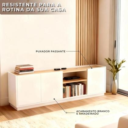 Imagem de Rack Moscou Para Sala Tv Até 55 Polegadas Homes