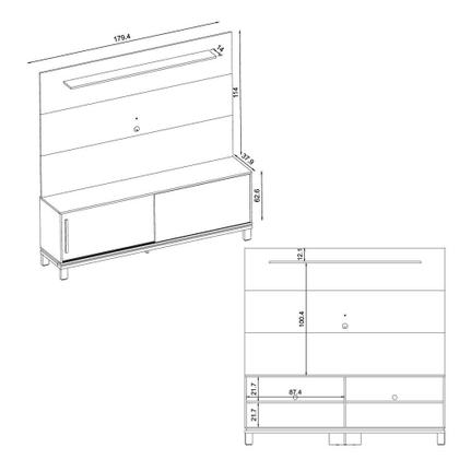 Imagem de Rack Painel Dora Para Tv até 65 Polegadas Caemmun