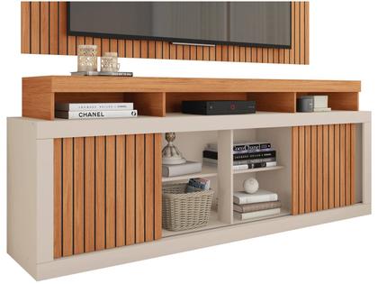 Imagem de Rack Painel Para TV até 65 Polegadas Marrom Life Caemmun