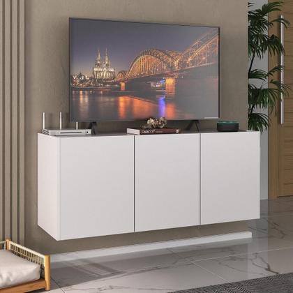 Imagem de Rack Para Até 32 Polegadas Suspenso Mp1066 Branco Branco