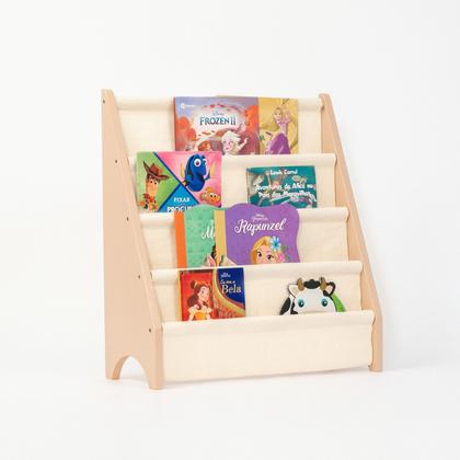Imagem de Rack Para Livros Infantil, Bookshelf Montessori Areia Fofa