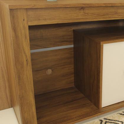 Imagem de Rack para Sala de Estar para TV até 40 Polegadas 2 Portas com 6 Pés Lavanda