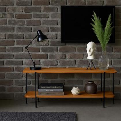 Imagem de Rack Para Sala Estante Decorativa Suporte TV Objetos