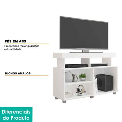 Rack para Tv 32 Polegadas Slim Permobili Branco - Rack - Magazine