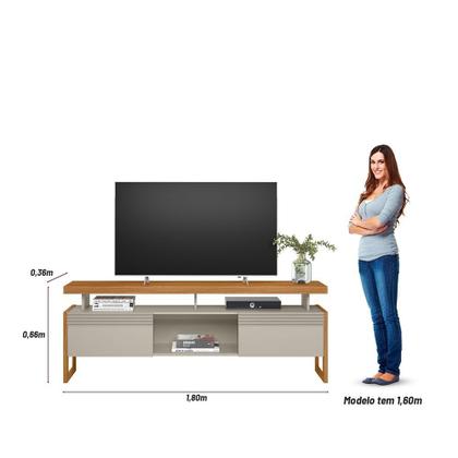 Imagem de Rack para TV 70 Polegadas Esmeralda Linea Brasil