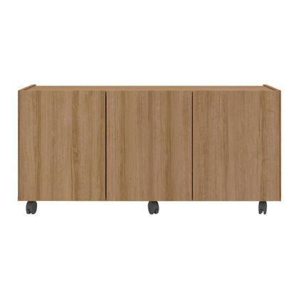 Imagem de Rack para TV até 32 Polegadas com 3 Portas e Rodízios Multimóveis MP1065