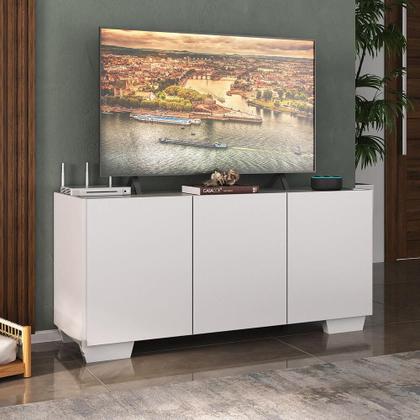 Imagem de Rack para TV até 32 Polegadas com 3 Portas Multimóveis MP1068