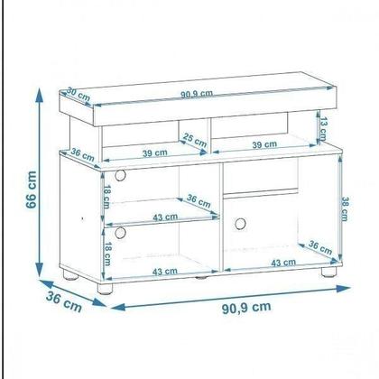 Imagem de Rack para TV até 32 Polegadas Slim Permobili