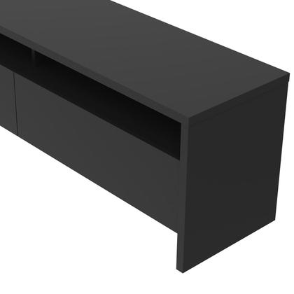Imagem de Rack para TV Até 50" 2 Portas Aspen 135 cm - Preto Fosco