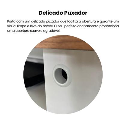 Imagem de Rack para Tv até 50 Polegadas 1 Portas 2 Nichos Frank