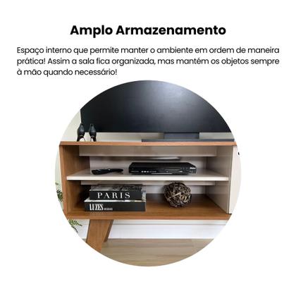 Imagem de Rack para Tv até 50 Polegadas 1 Portas 2 Nichos Frank