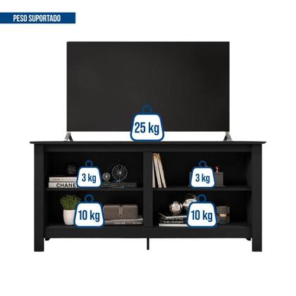 Imagem de Rack para TV até 50 Polegadas 4 Nichos Myles
