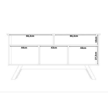 Imagem de Rack para TV até 50 Polegadas com 2 Portas Amsterdã