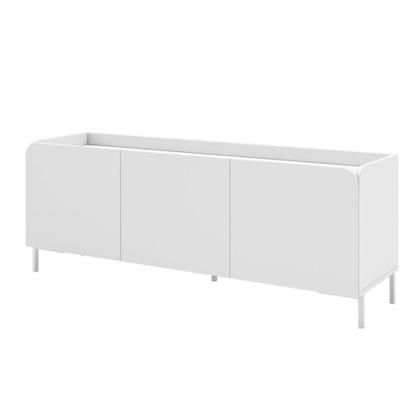 Imagem de Rack para TV Até 55 Polegadas 3 Portas Branco - Brv