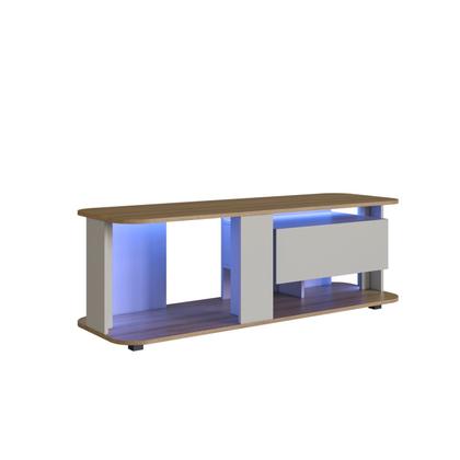 Imagem de Rack para Tv até 55 Polegadas com 1 Gaveta e Iluminação em Led Rgb Ra0136