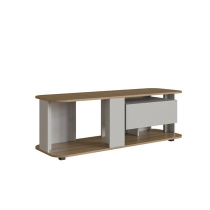 Imagem de Rack para Tv até 55 Polegadas com 1 Gaveta e Iluminação em Led Rgb Ra0136