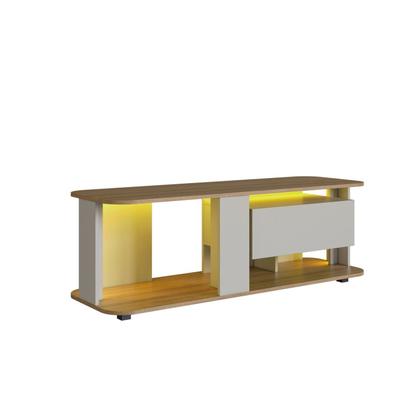 Imagem de Rack para Tv até 55 Polegadas com 1 Gaveta e Iluminação em Led Rgb Ra0136